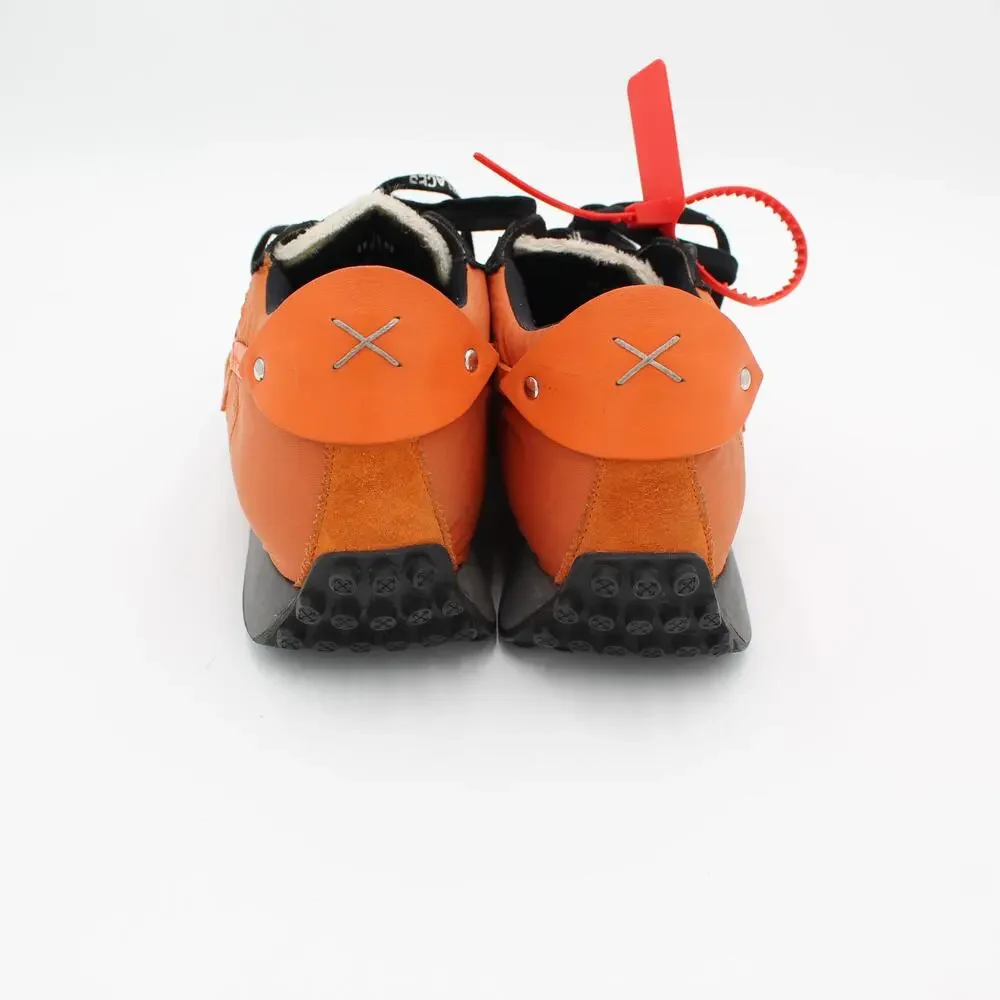 Off White Arrow Running Sneaker 43 Mens 10 Orange Virgil Abloh Streetwear Retro